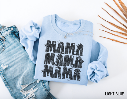 Mama with Stars Adult Sweatshirt