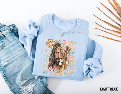 Jesus Lion of Judah Adult Sweatshirt