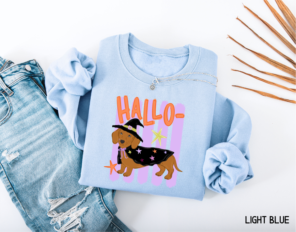 Dachshund Halloween Adult Sweatshirt