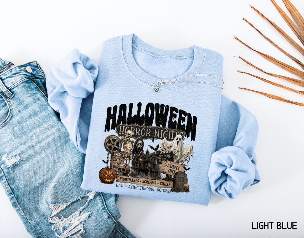 Halloween Horror Movie Adult Sweatshirt