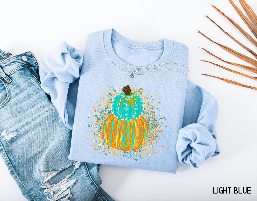 Colorful Pumpkin Adult Sweatshirt