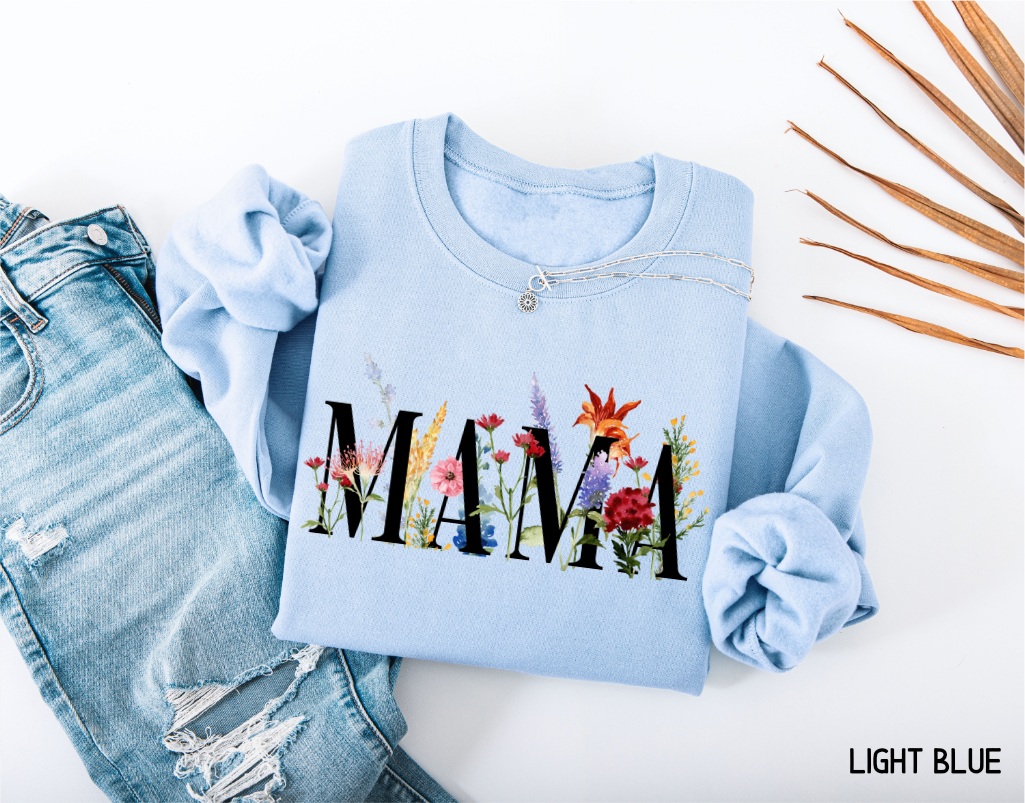 Wildflower Mama Adult Sweatshirt