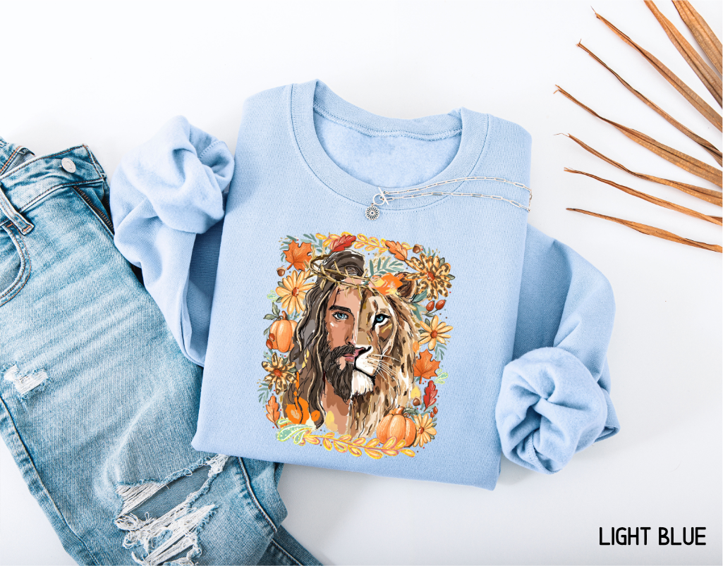 Jesus Lion of Judah Adult Sweatshirt