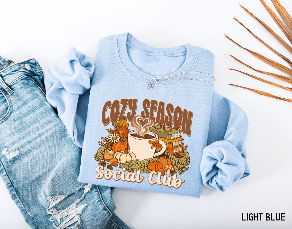 Cozy Season Social Club Adult Sweatshirt