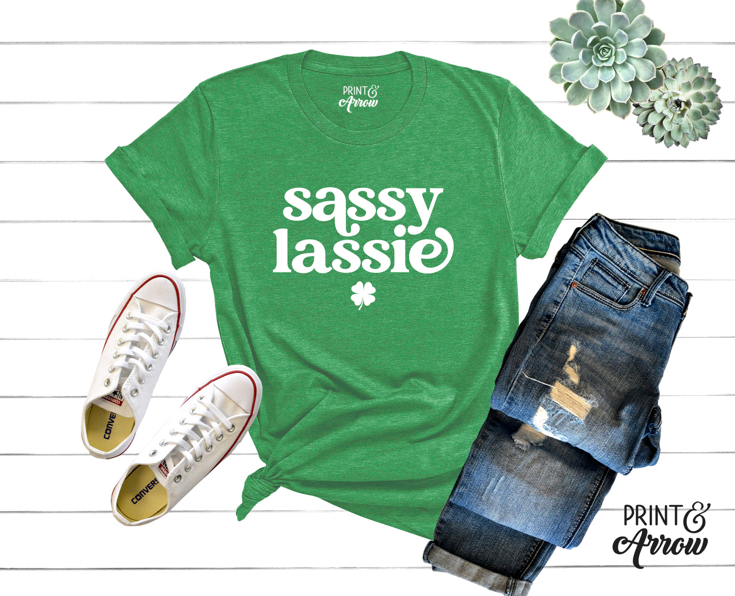 Sassy Lassie Adult T-shirt