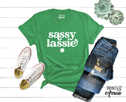 Sassy Lassie Adult T-shirt