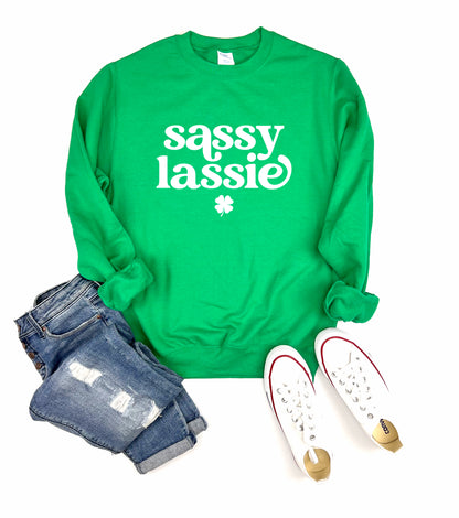 Sassy Lassie Adult Sweatshirt