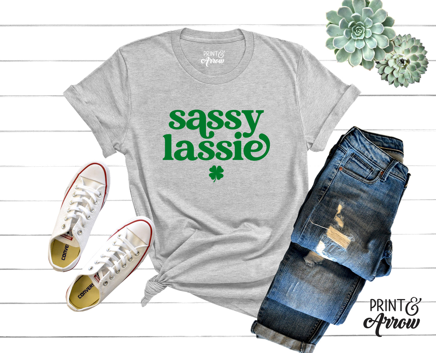 Sassy Lassie Adult T-shirt