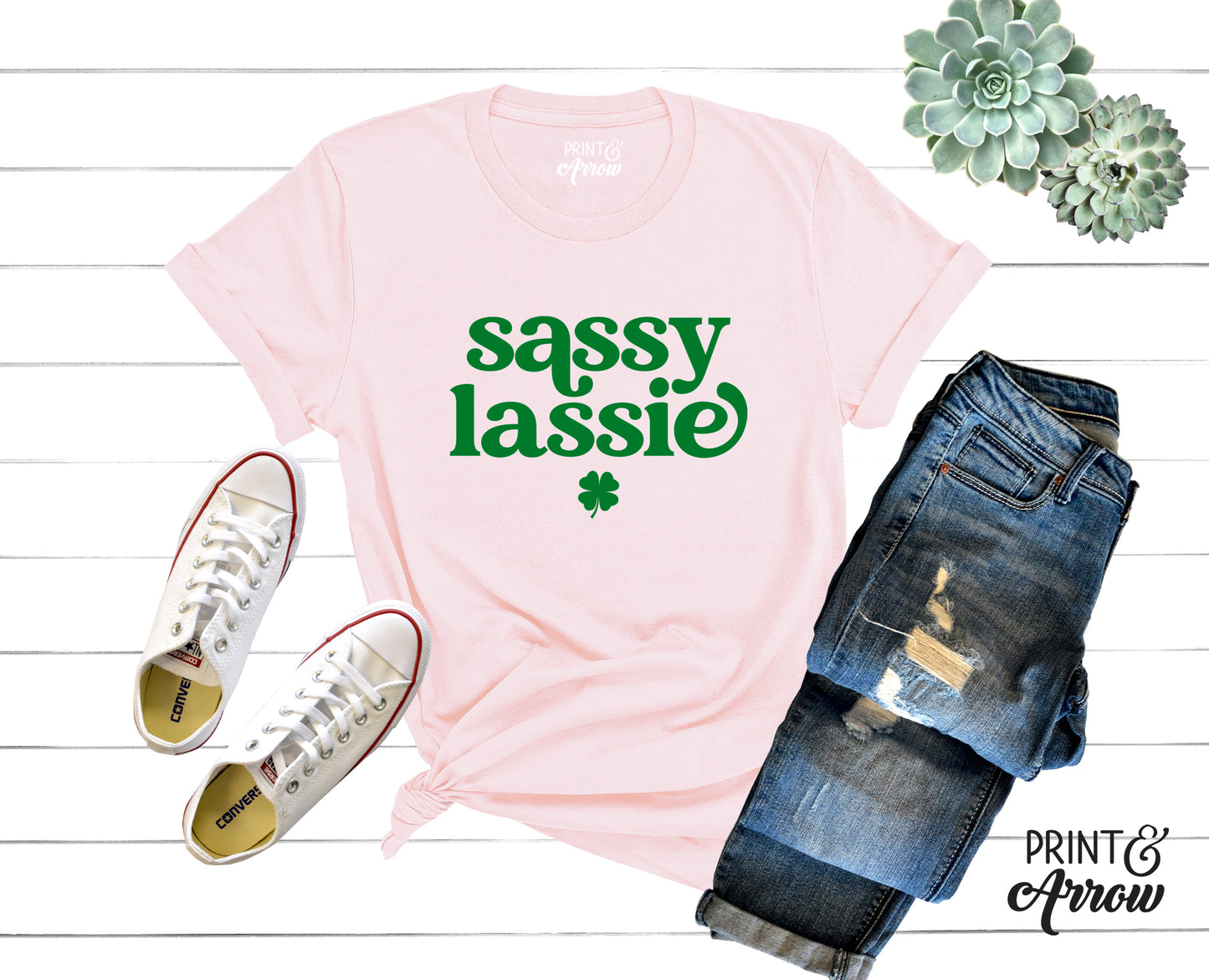 Sassy Lassie Adult T-shirt