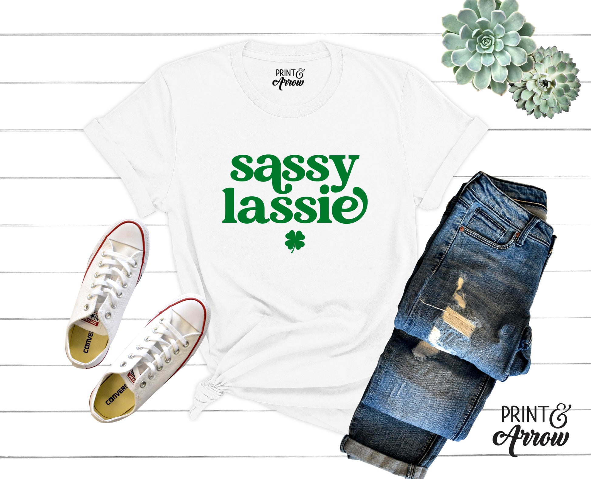 Sassy Lassie Adult T-shirt