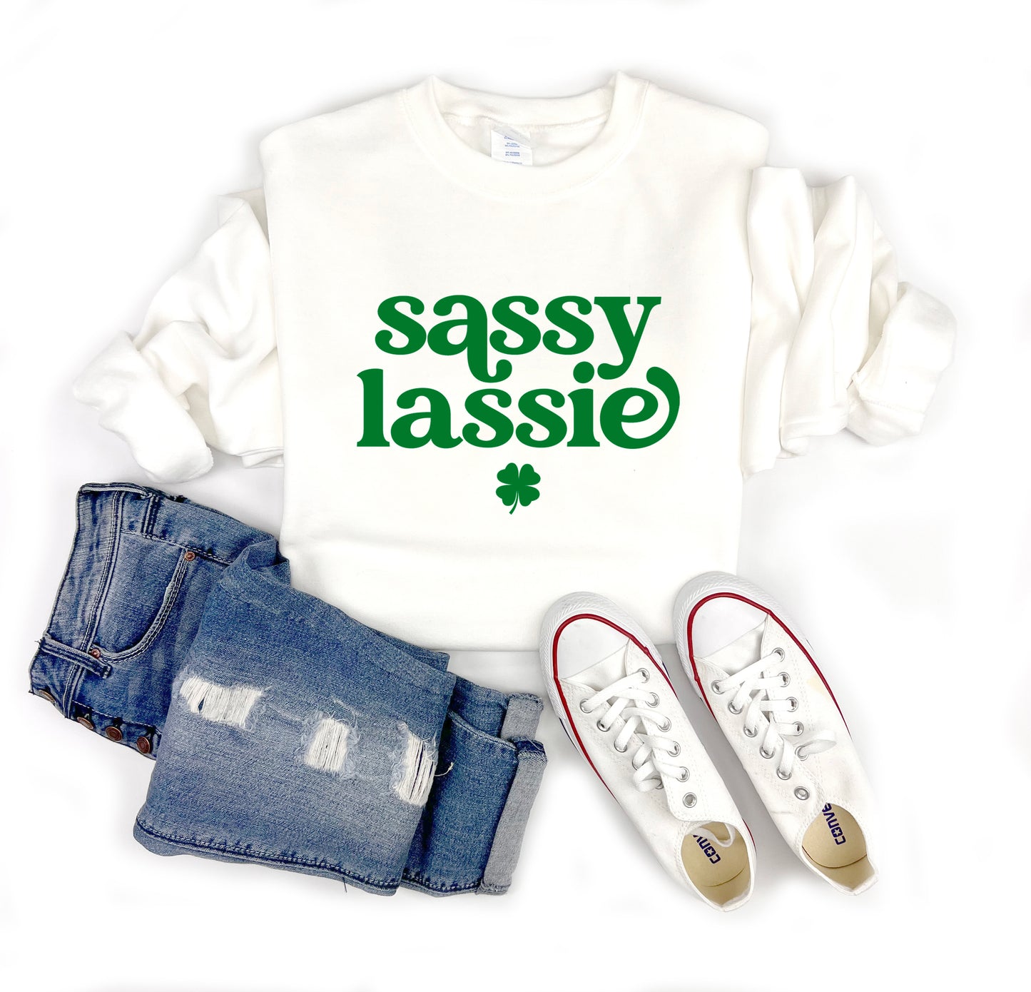 Sassy Lassie Adult Sweatshirt
