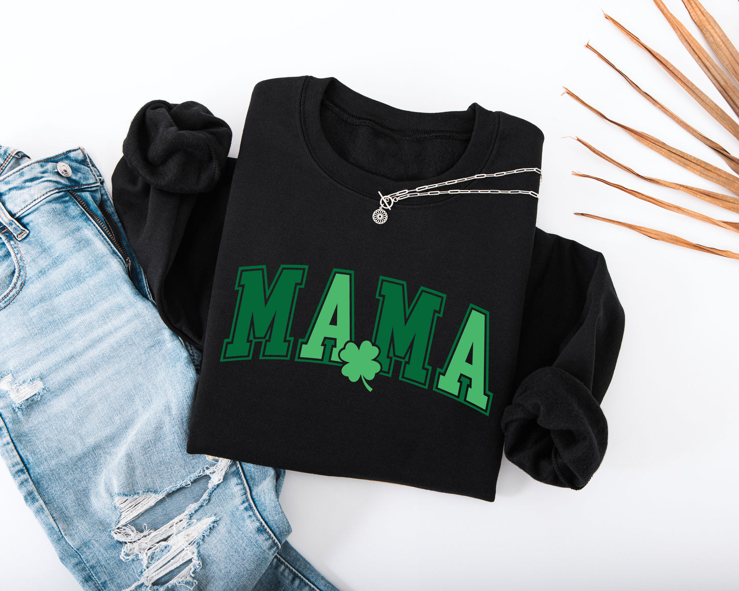 Shamrock Mama Adult Sweatshirt