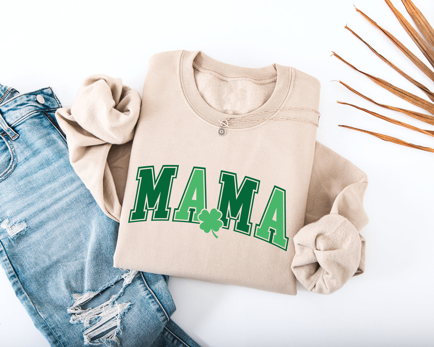 Shamrock Mama Adult Sweatshirt