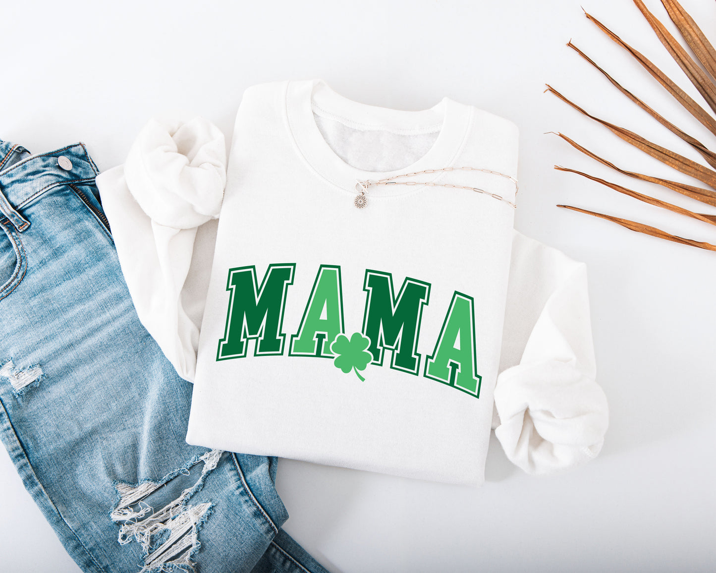 Shamrock Mama Adult Sweatshirt