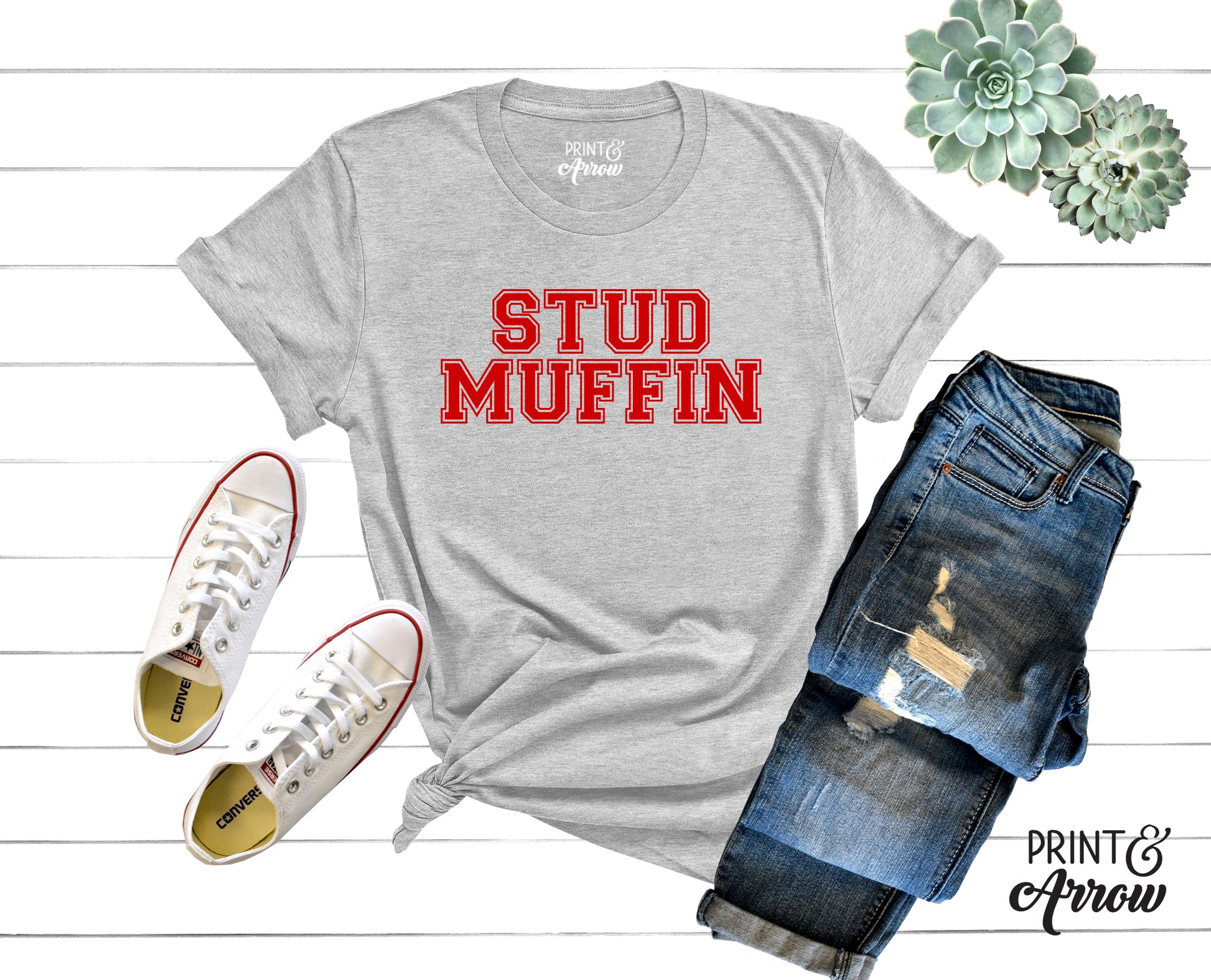 Stud Muffin Adult T-shirt