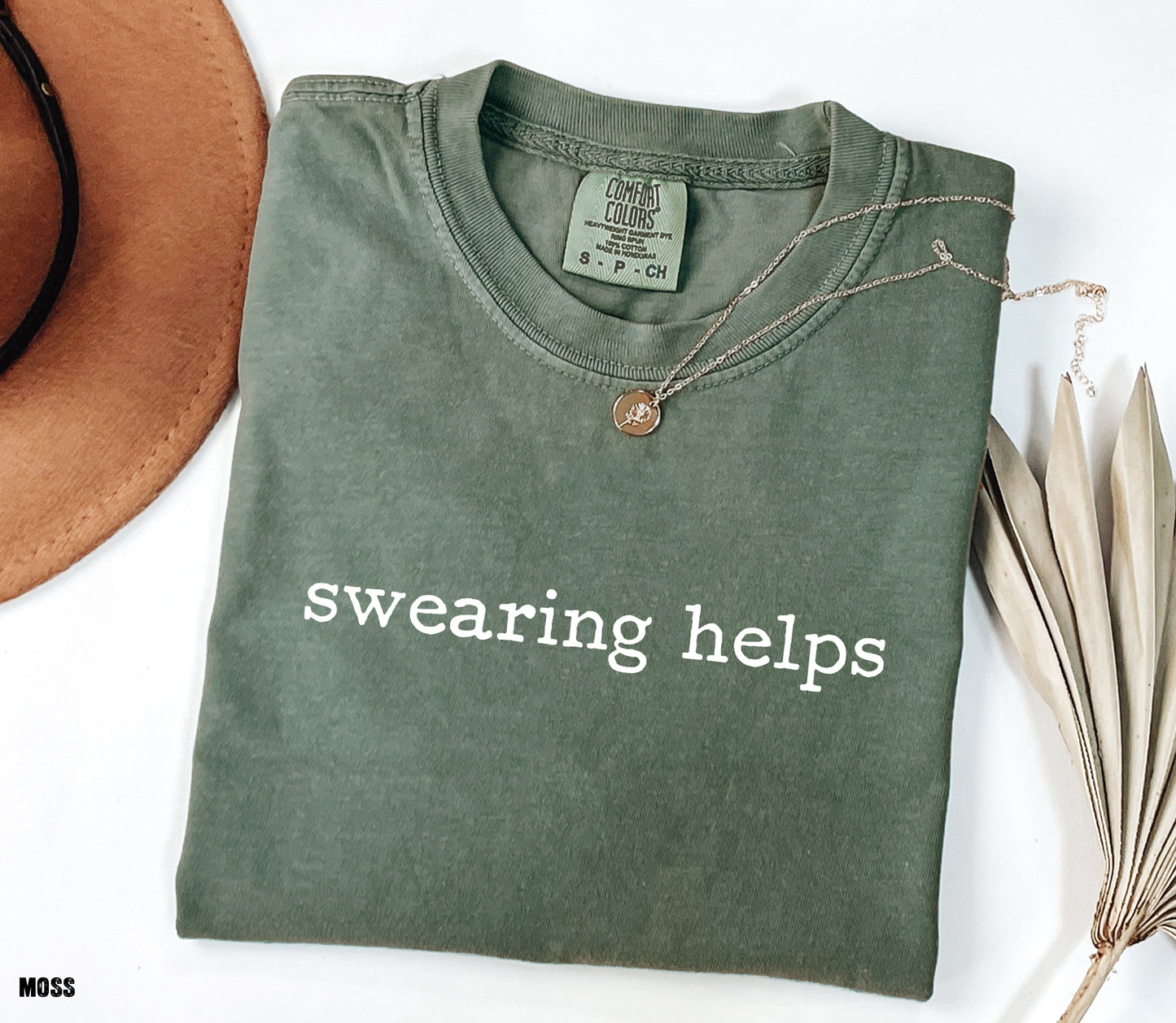Swearing Helps Comfort Colors Adult T-Shirt