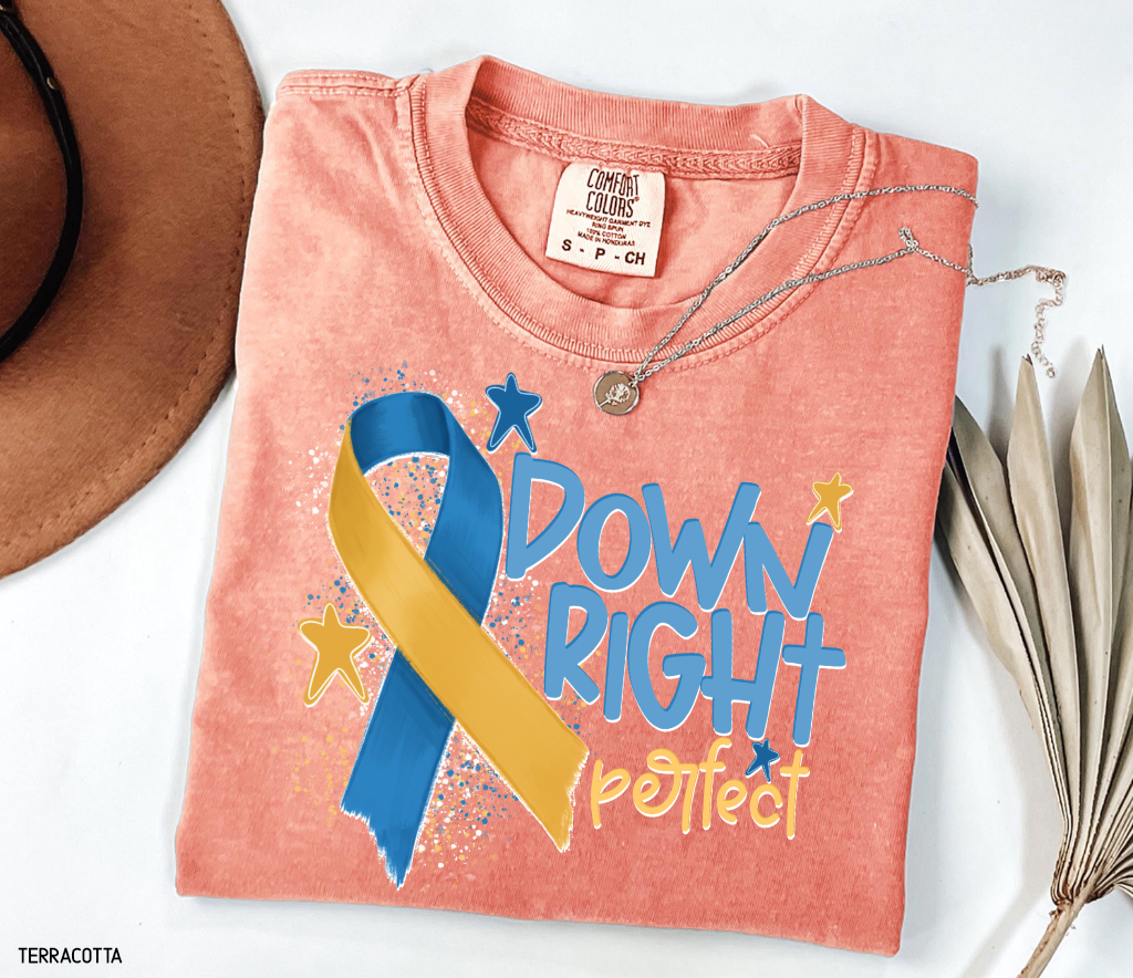 Down Right Perfect Adult Comfort Colors T-shirt