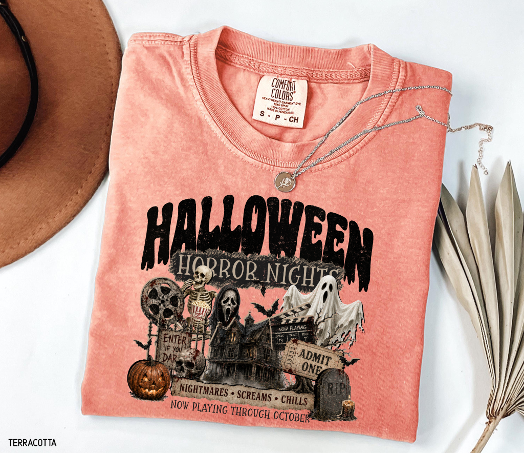 Halloween Horror Adult Comfort Colors T-Shirt