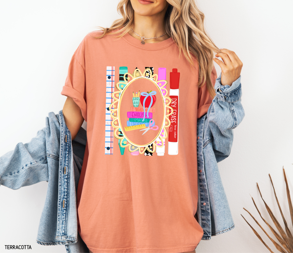 Teacher Subjects Comfort Colors T-Shirt