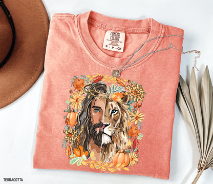 Jesus Lion of Judah Adult Comfort Colors T-shirt