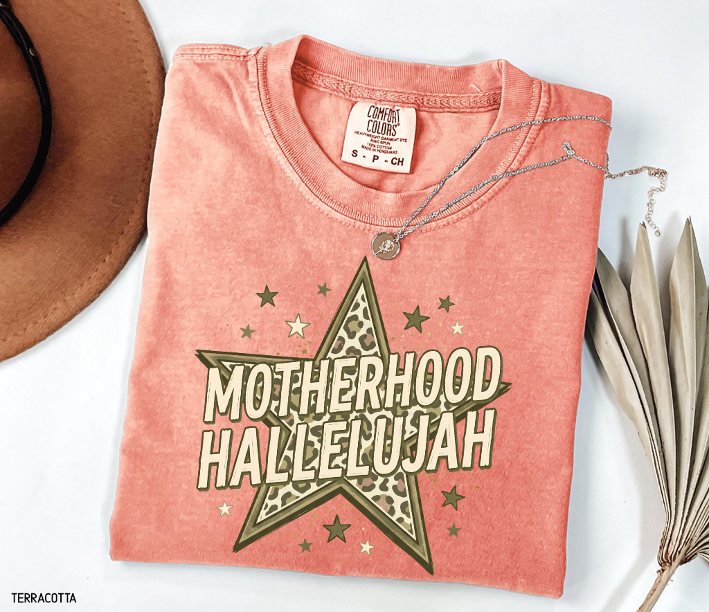 Motherhood Hallelujah Adult Comfort Colors T-Shirt