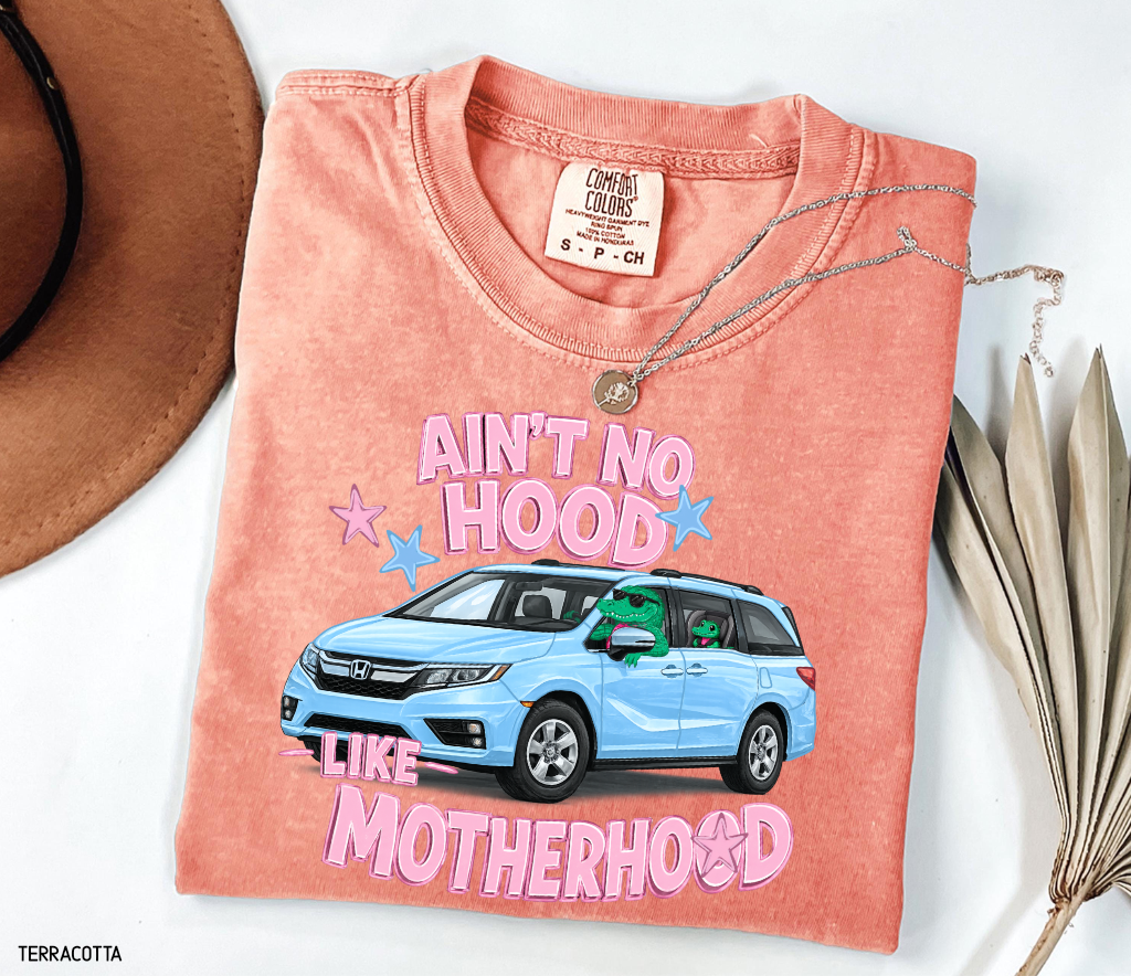 Ain't No Hood Like Motherhood Adult Comfort Colors T-shirt