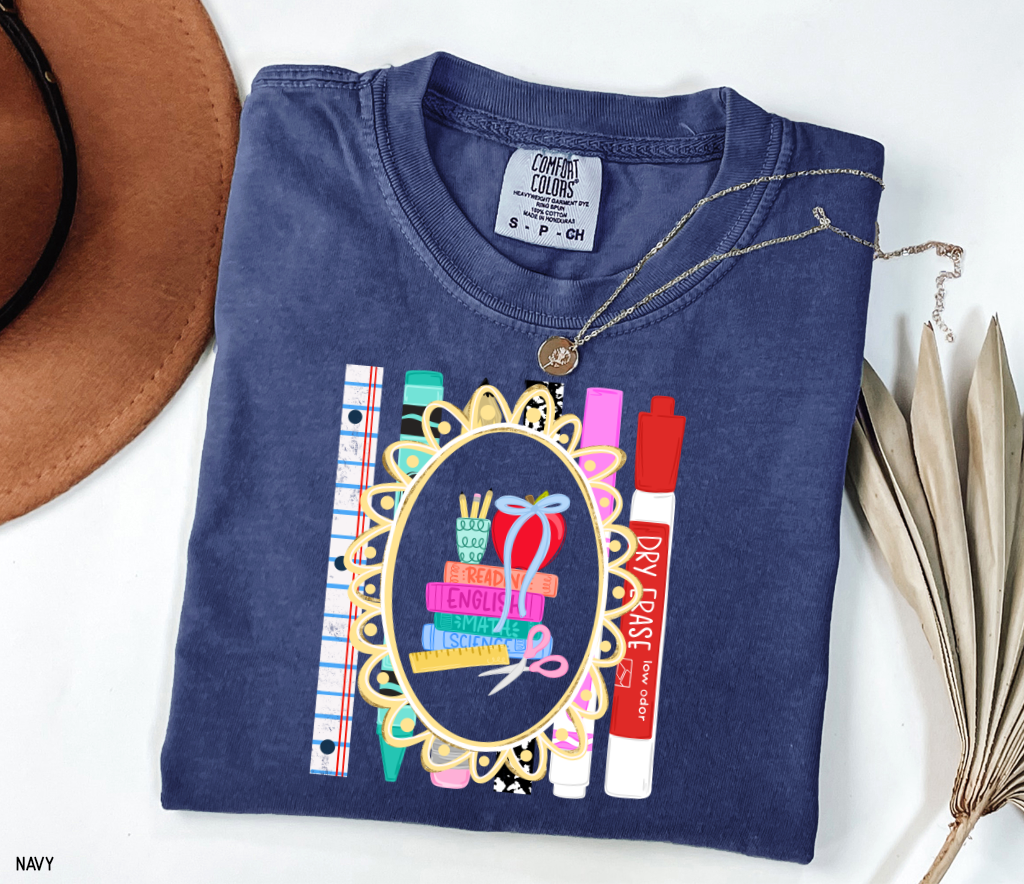 Teacher Subjects Comfort Colors T-Shirt