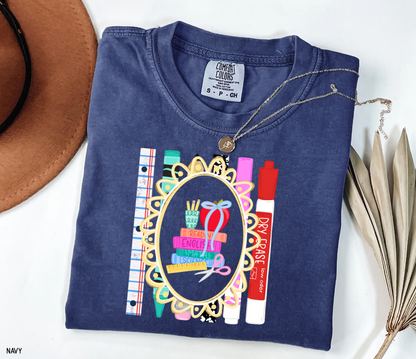 Teacher Subjects Comfort Colors T-Shirt