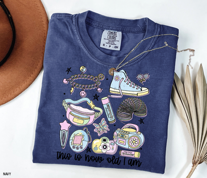 This is How Old I Am Adult Comfort Colors T-Shirt