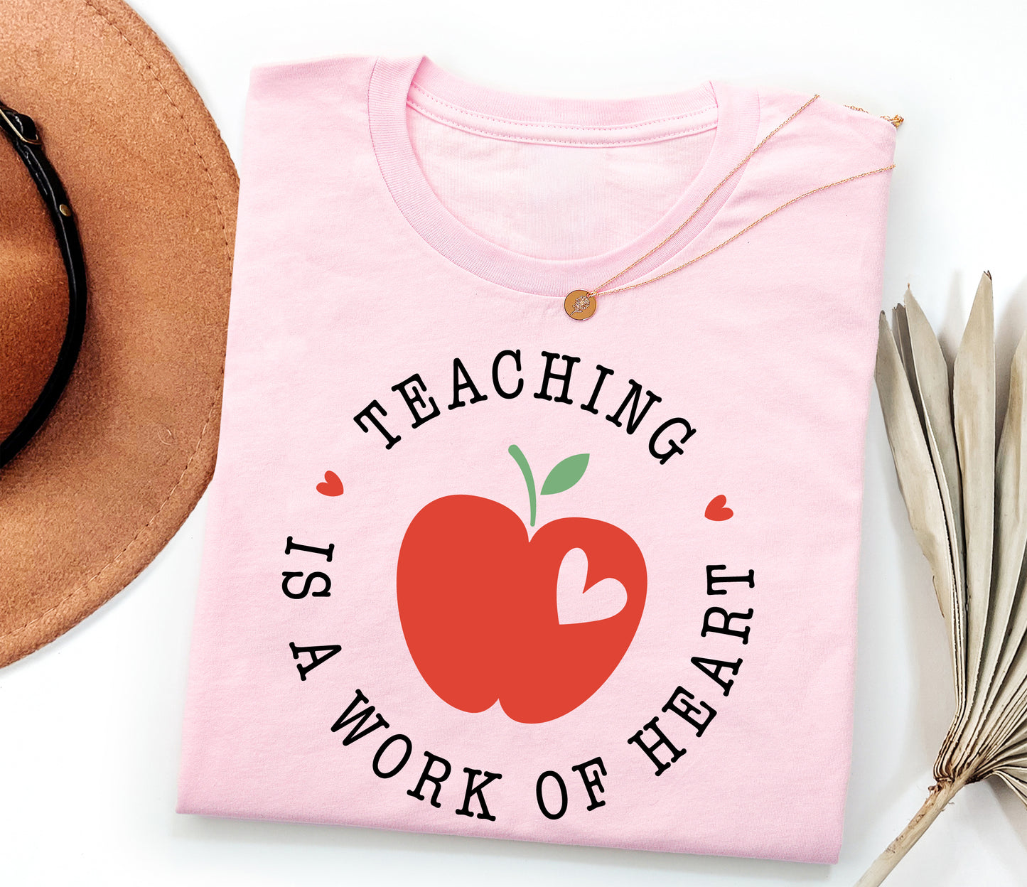 Teaching Is a Work of Heart Adult T-shirt
