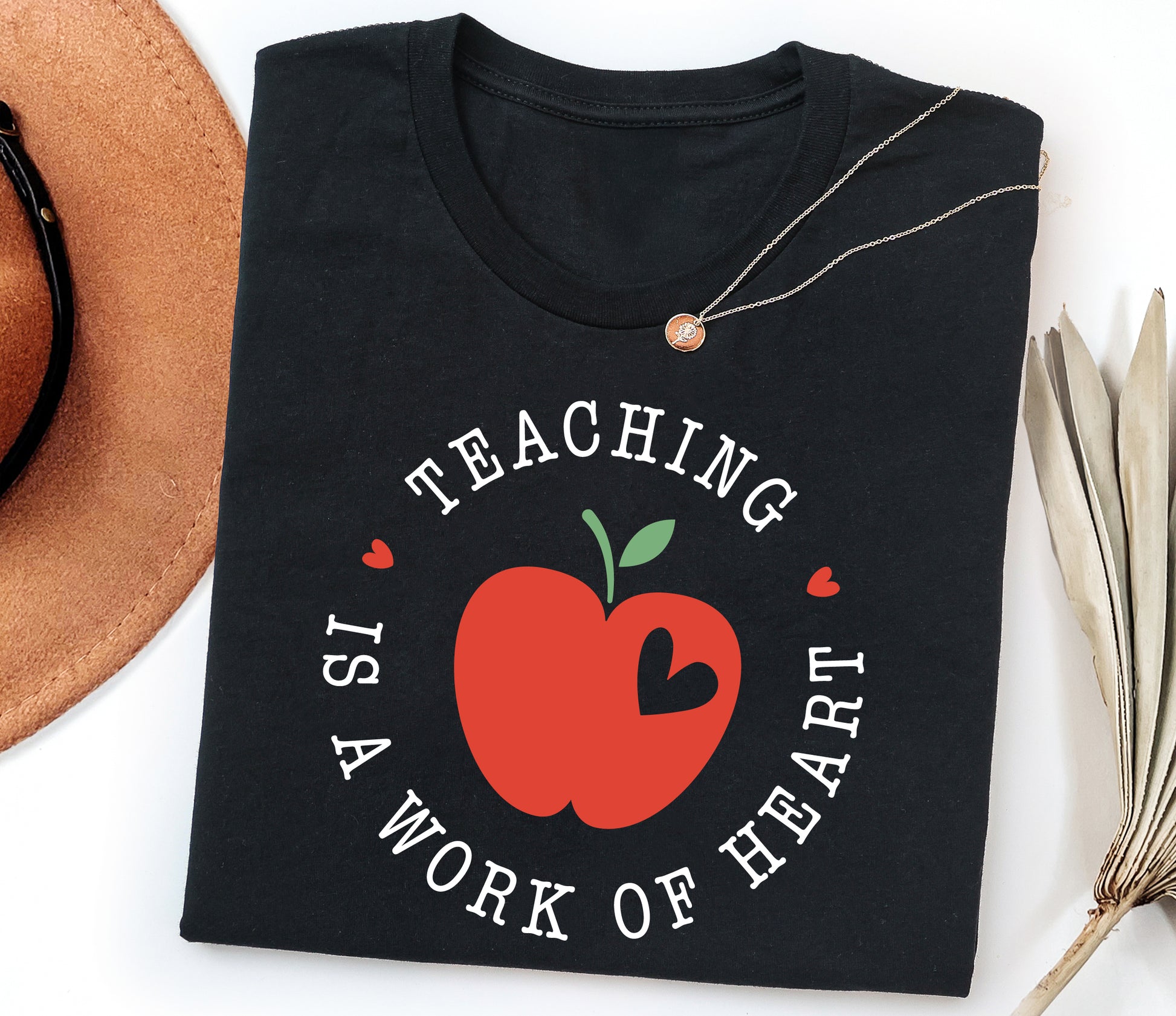Teaching Is a Work of Heart Adult T-shirt