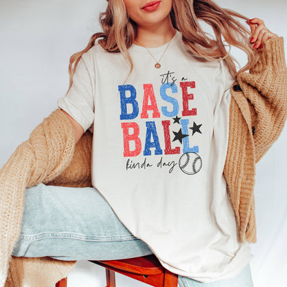 It's a Baseball Kinda Day Adult T-shirt