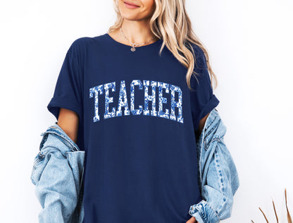 Toile Teacher Adult T-shirt