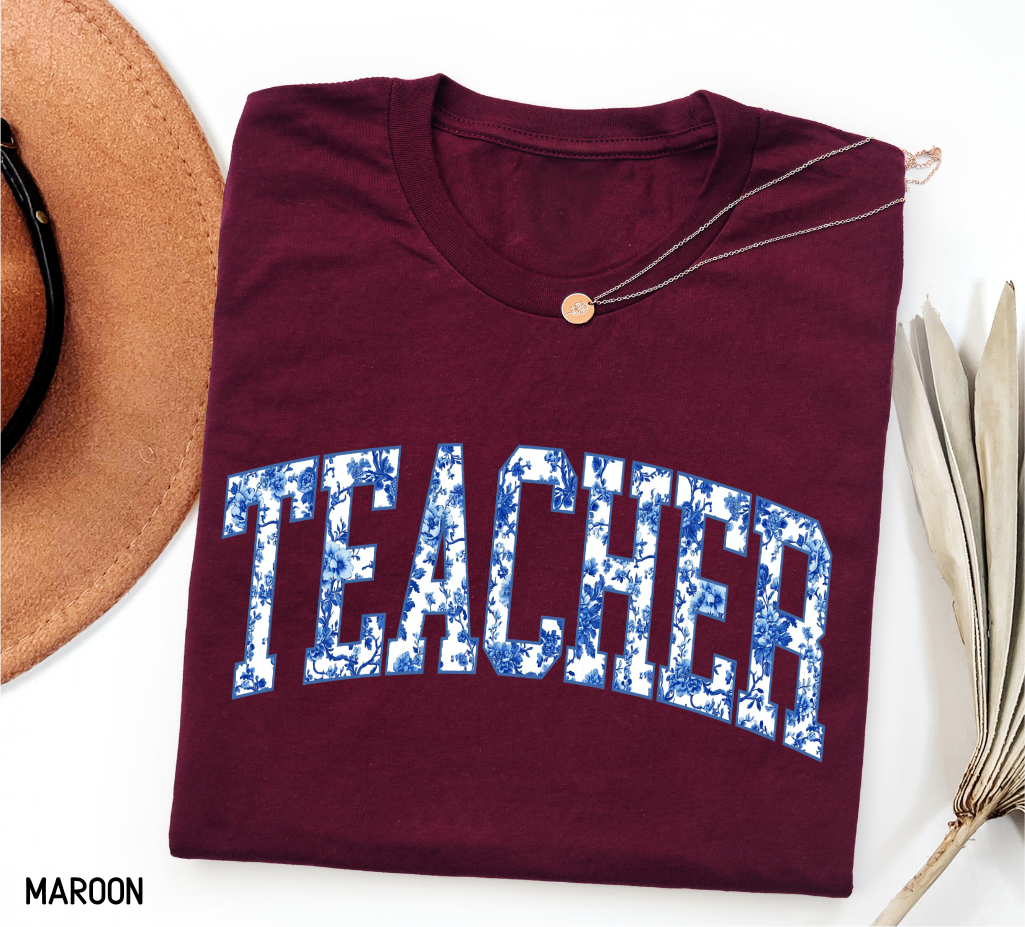 Toile Teacher Adult T-shirt