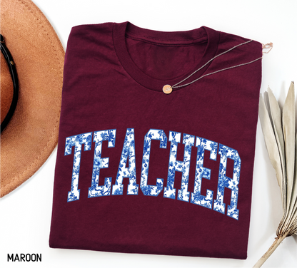 Toile Teacher Adult T-shirt