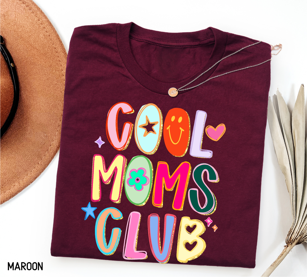 Cool Moms Club Adult T-shirt