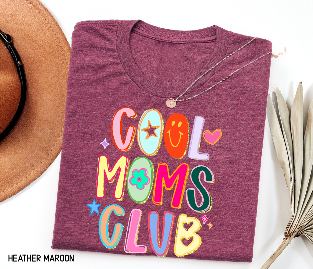 Cool Moms Club Adult T-shirt