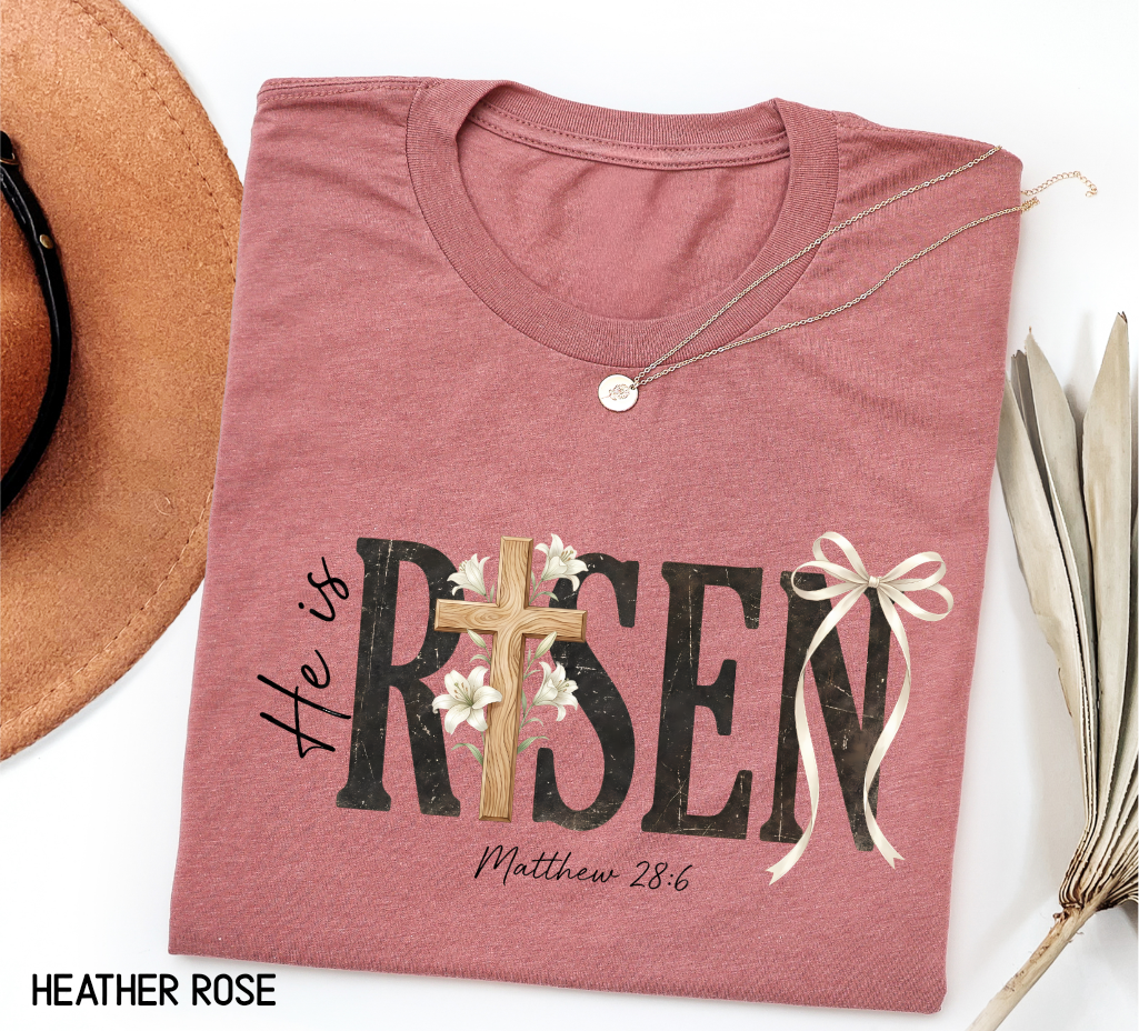 He Is Risen Adult T-shirt
