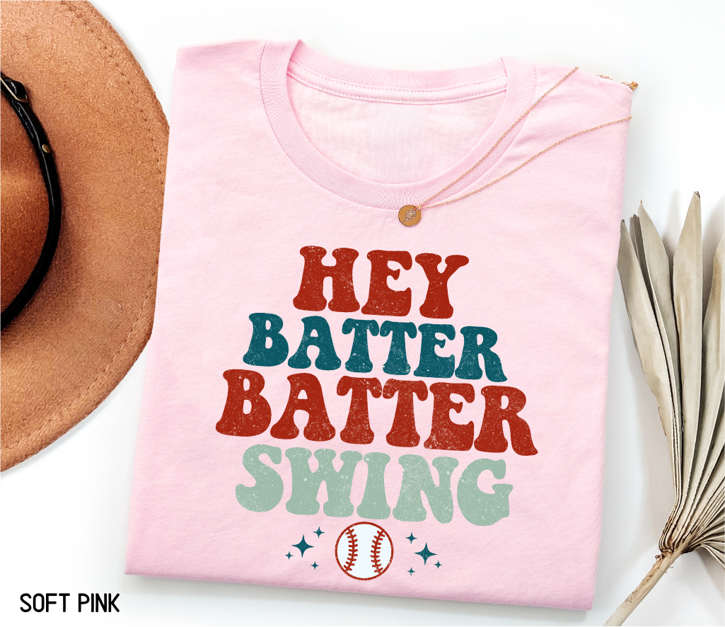 Hey Batter Batter Swing Adult T-shirt