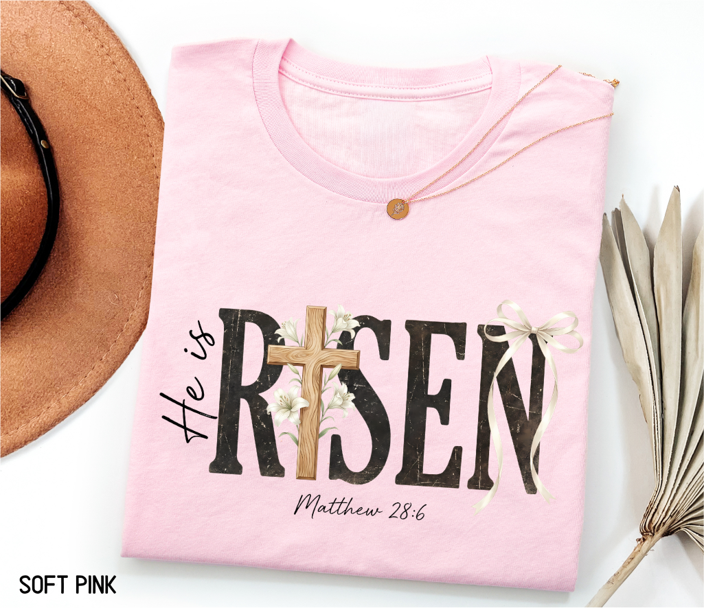 He Is Risen Adult T-shirt