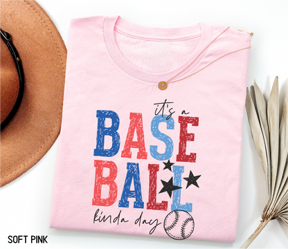 It's a Baseball Kinda Day Adult T-shirt