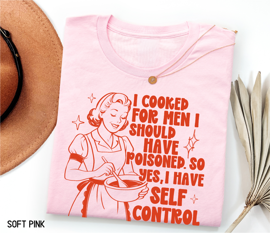 I Cooked for Men Adult T-shirt