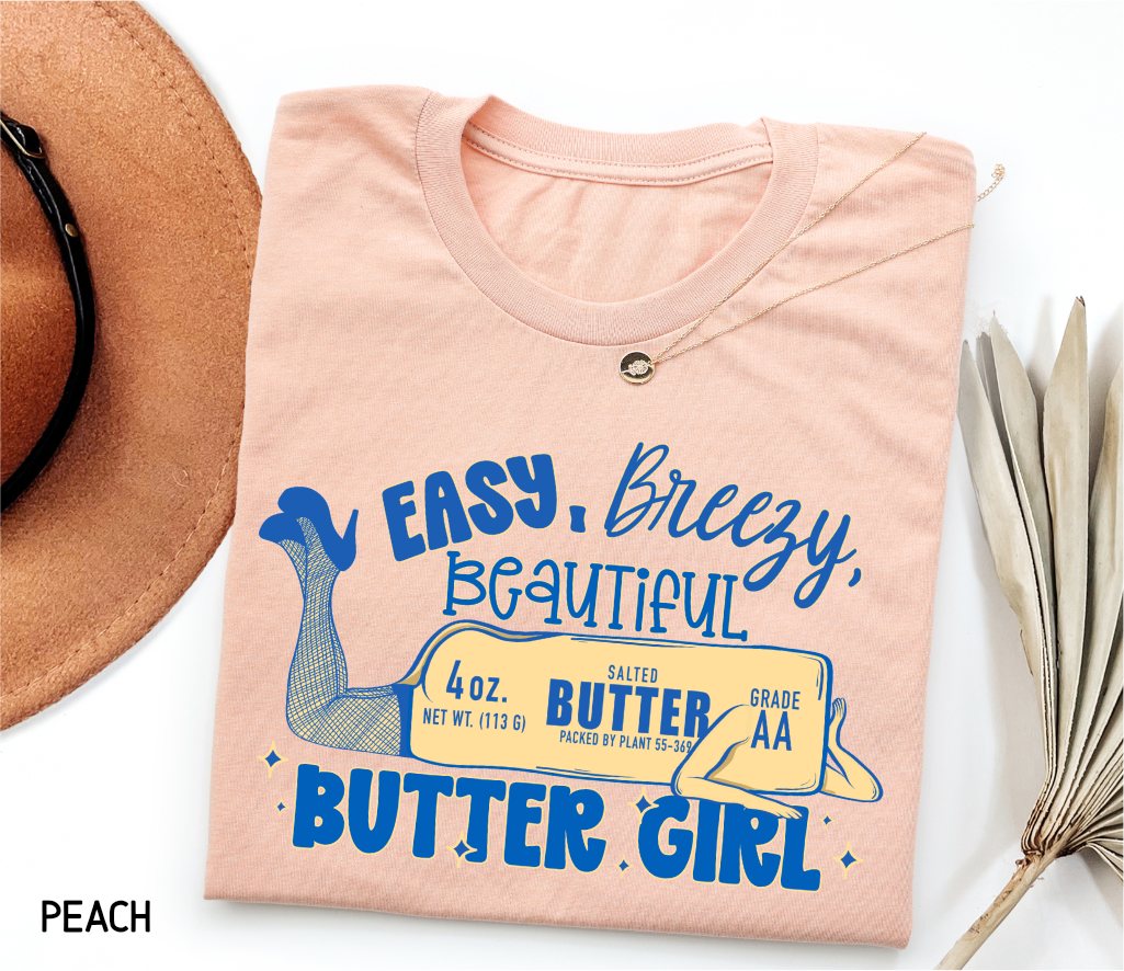 Butter Girl Adult T-shirt