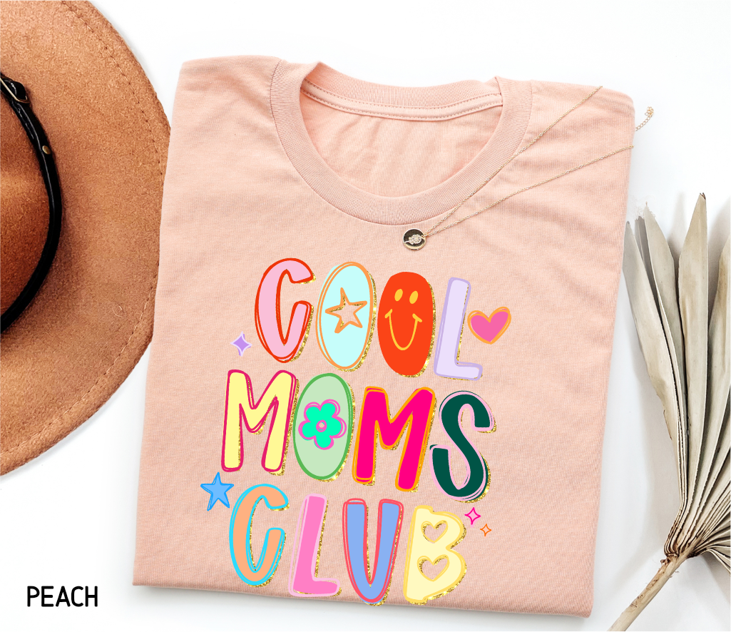 Cool Moms Club Adult T-shirt