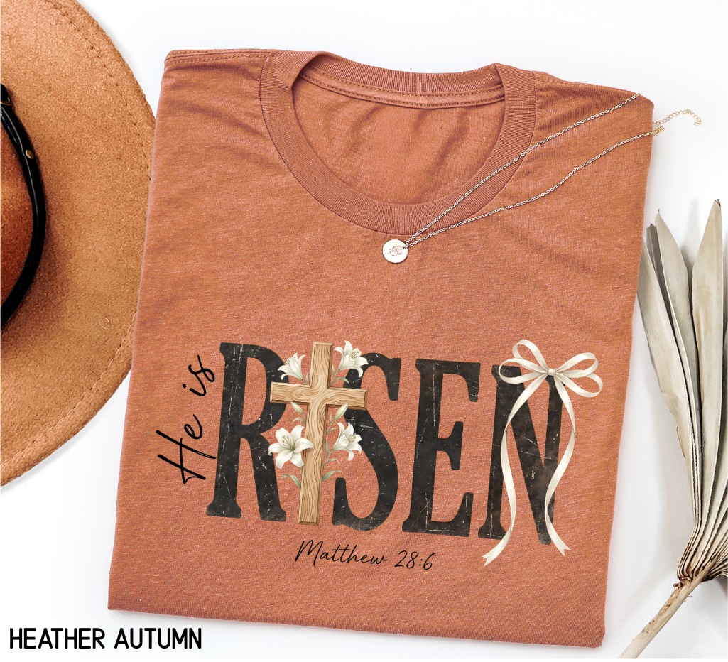 He Is Risen Adult T-shirt