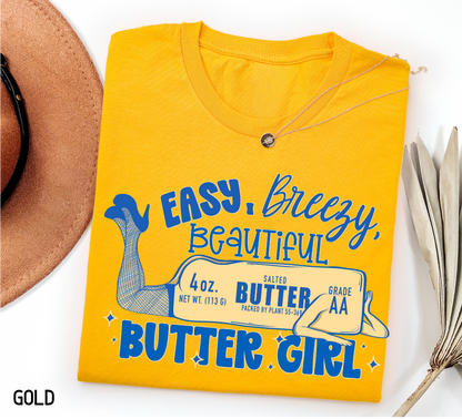 Butter Girl Adult T-shirt