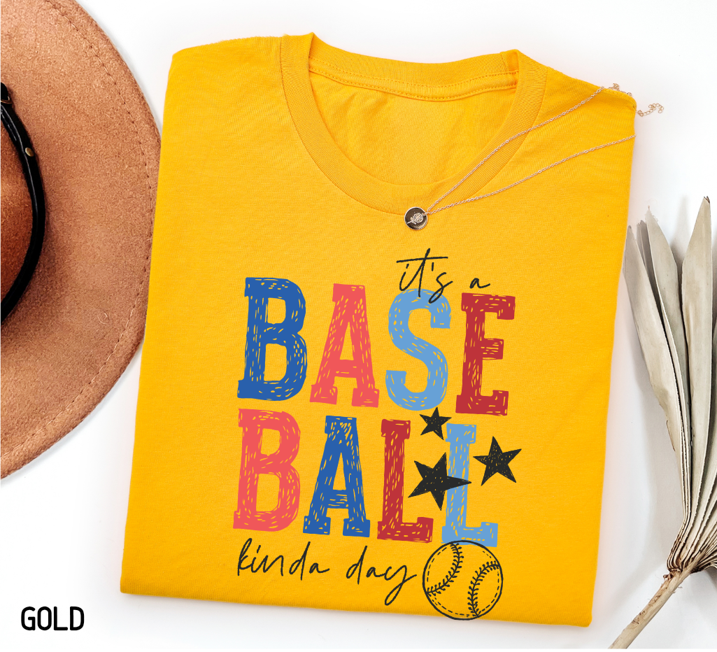 It's a Baseball Kinda Day Adult T-shirt
