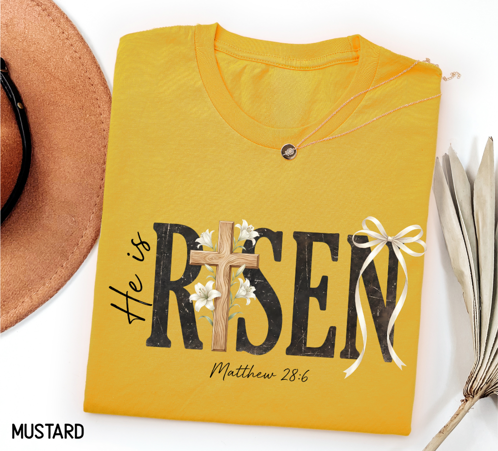 He Is Risen Adult T-shirt