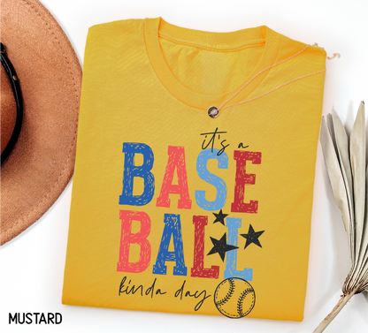 It's a Baseball Kinda Day Adult T-shirt