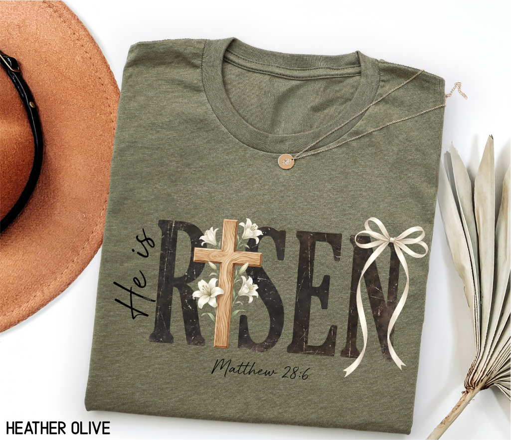 He Is Risen Adult T-shirt